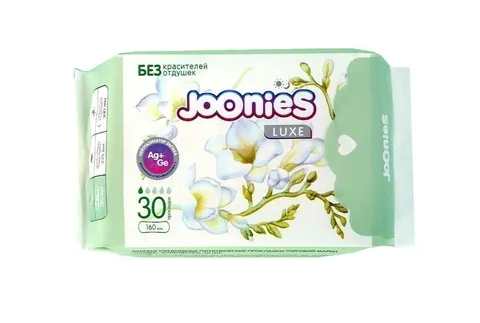 Прокладки женские Joonies Luxe одноразовые ежедневные 30шт/24