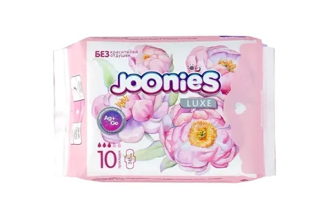 Прокладки женские Joonies Luxe одноразовые дневные 10шт/24