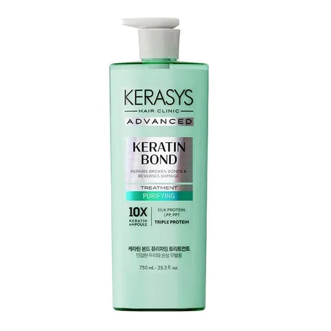 Advanced Keratin Bond Бальзам для волос Очищение, Kerasys 600мл|8