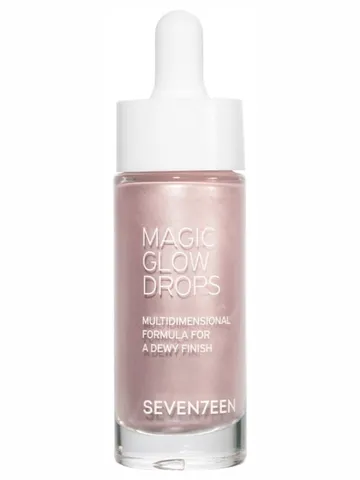 Жидкий хайлайтер  MAGIC GLOW DROPS т.1  сияющий розовый