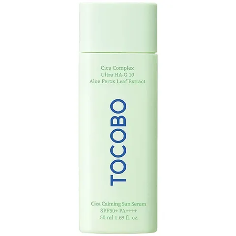 Солнцезащитный крем успокаивающий Cica Calming Sun Serum SPF50+, Tocobo 50мл
