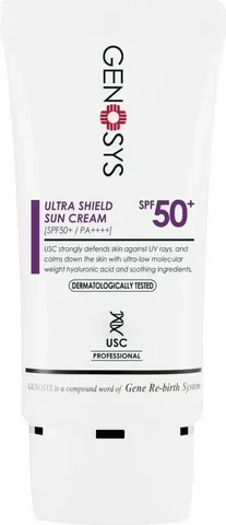 Солнцезащитный крем Ultra Shield Sun Cream SPF 50, Genosys 50мл
