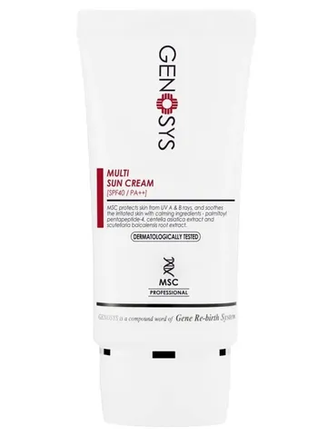 Солнцезащитный мульти-крем от морщин Multi Sun Cream SPF40, Genosys 40мл