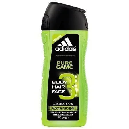 Гель для душа Adidas pure game 250мл/12