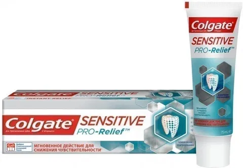 Зубная паста Colgate sensitive pro-relief для чувствительных зубов 75мл/1шт/