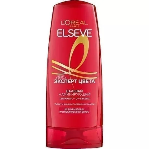 Бальзам для волос L'OREAL Elseve 400мл Эксперт цвета ламинирующий