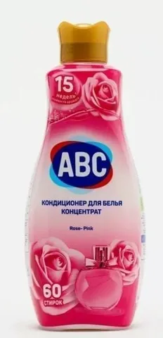 Кондиционер-ополаскиватель для белья Abc романтичная роза концентрат 1440мл/9