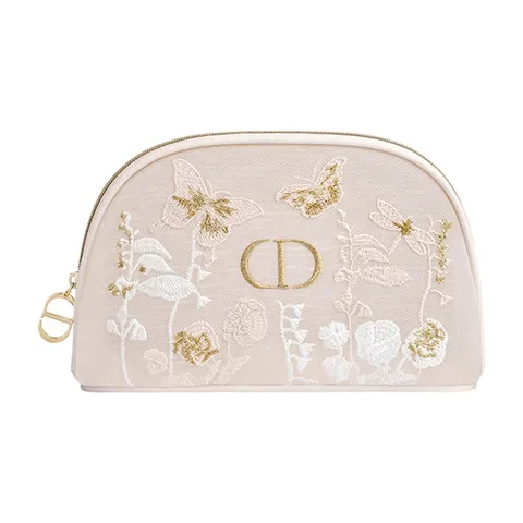 Косметичка Dior (беж/сетка)