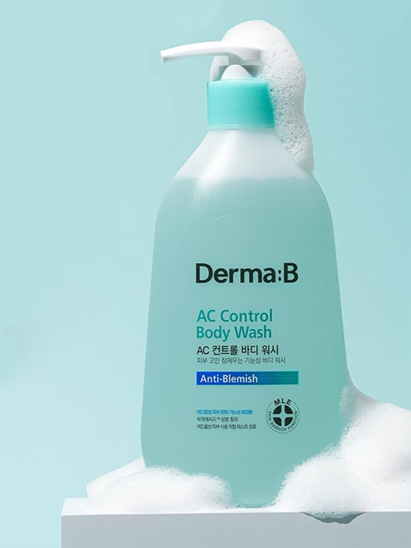 Гель для душа против воспалений ламеллярный AC Control, Derma:B 420мл