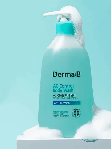 Гель для душа против воспалений ламеллярный AC Control, Derma:B 420мл
