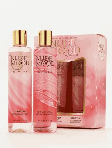 NUDE MOOD, набор гель для душа, 250 мл и шампунь, 250 мл 9825264
