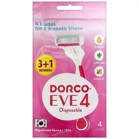 Бритвенный станок Dorco eve 4 disposable 4шт