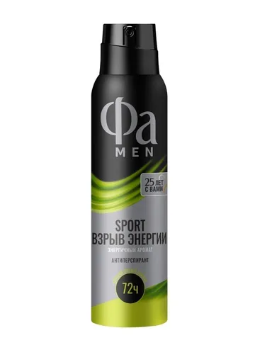 Дезодорант Fa fresh ССПОРТ Взрыв Свежести 150мл/6