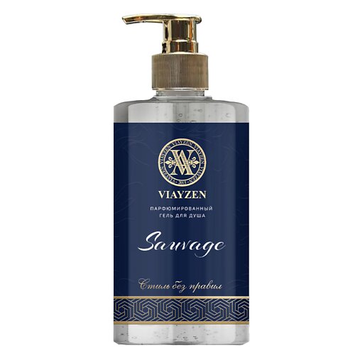 Гель для душа парфюмированный Viayzen Sauvage 460мл/6