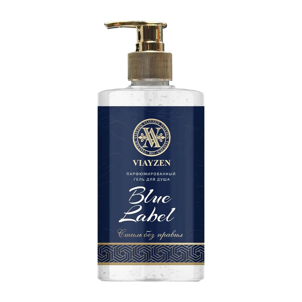 Гель для душа парфюмированный Viayzen Blue Label 460мл/6