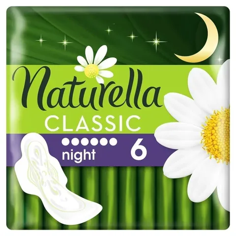 Прокладки Naturella Classic Night Single18 х6шт (6 кап).