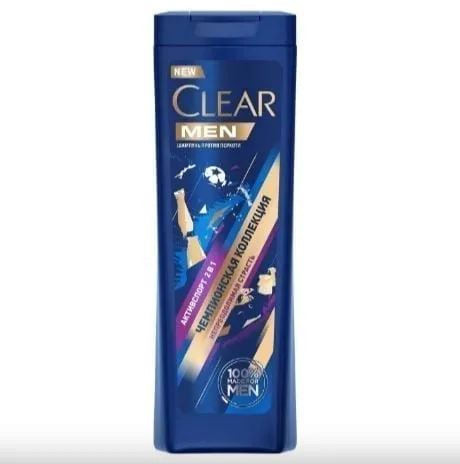 Шампунь для волос Clear 2в1 активспорт 400мл/12