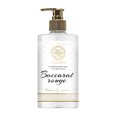 Гель для душа парфюмированный Viayzen Baccarat rougel 460мл/6