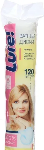 Ватные диски LURE 120шт