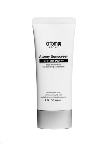 Солнцезащитный крем для лица SPF50 тонирующий, Atomy 60мл