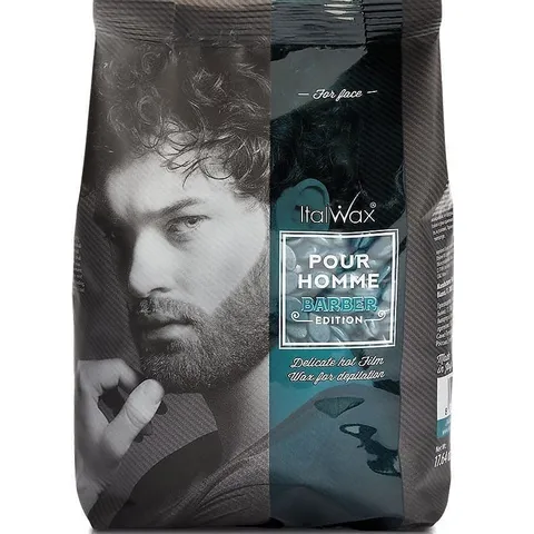 Воск горячий (пленочный)  ITALWAX POUR HOMME мужской гранулы 0,5 кг